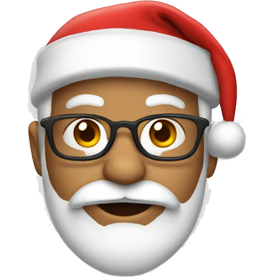 Santa heart emoji