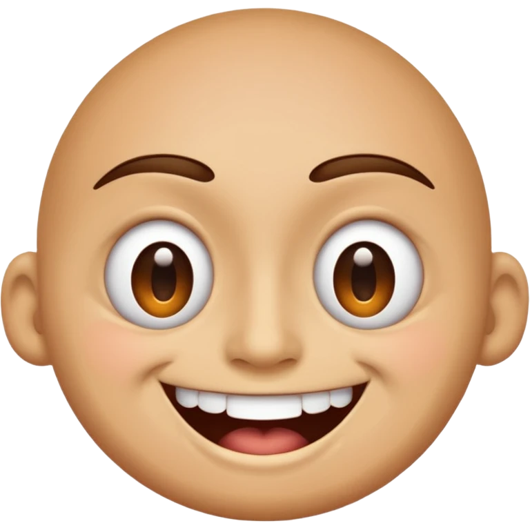 I want an overly excited face that says “I am so excited, I cannot contain. With eyes tightly squeezed closed together and a big grin emoji. With no  eyes  emoji