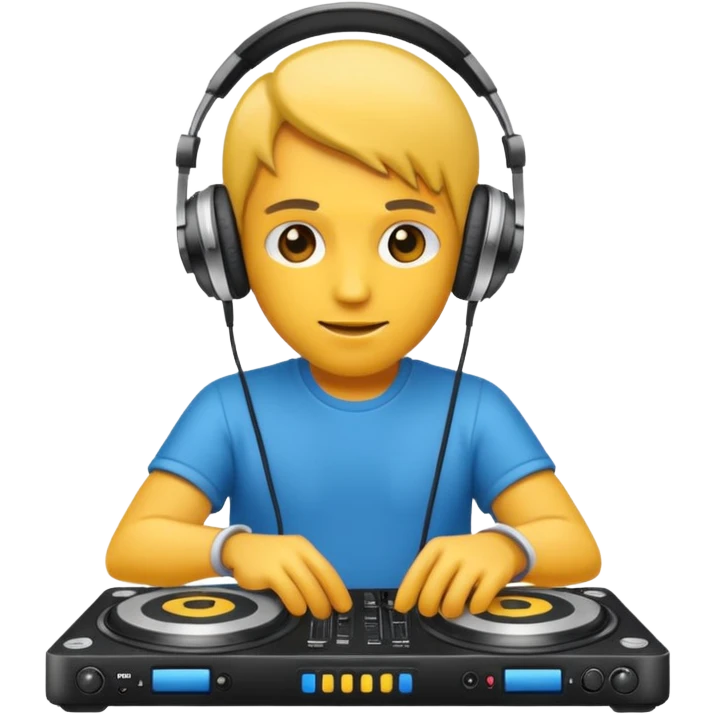 DJ with headphones emoji
