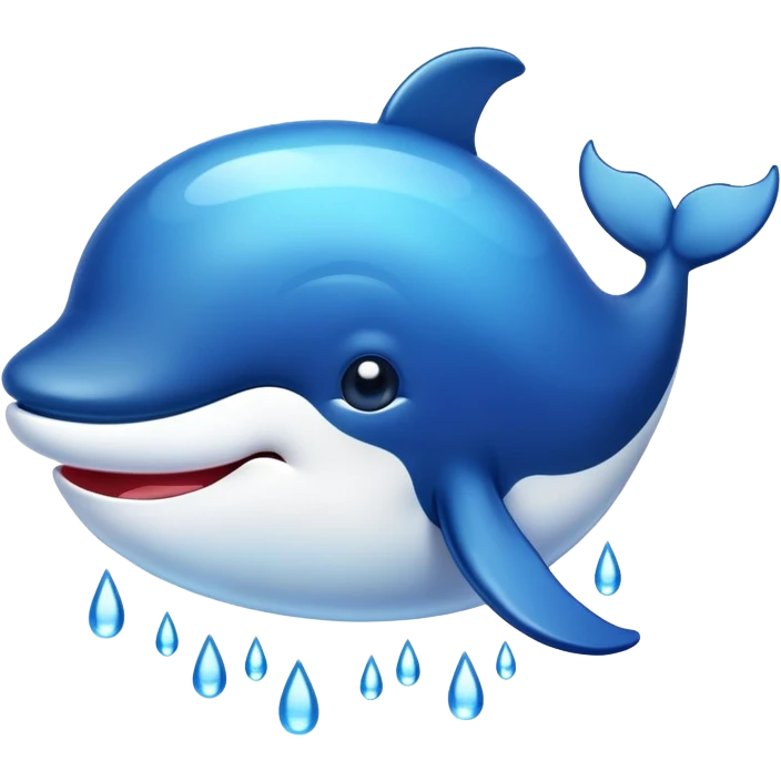 Whale with Tears emoji