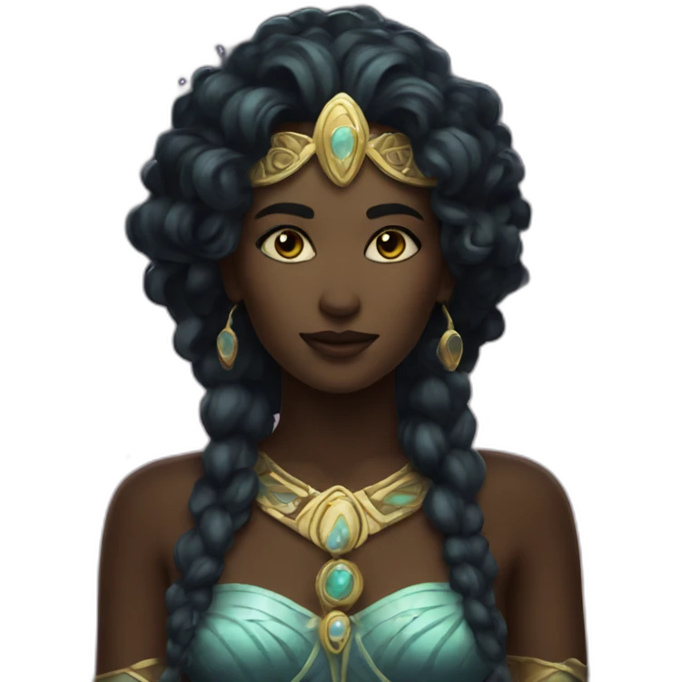 Night goddess emoji