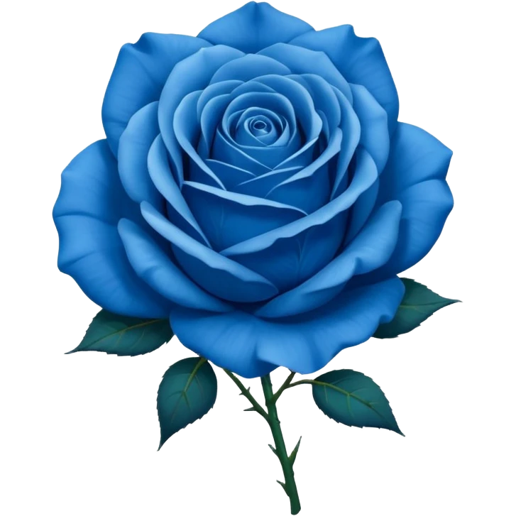 blue rose   emoji