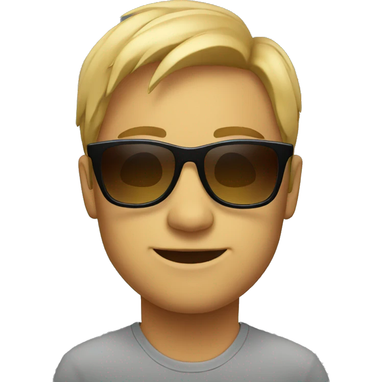 Me with sunglasses emoji