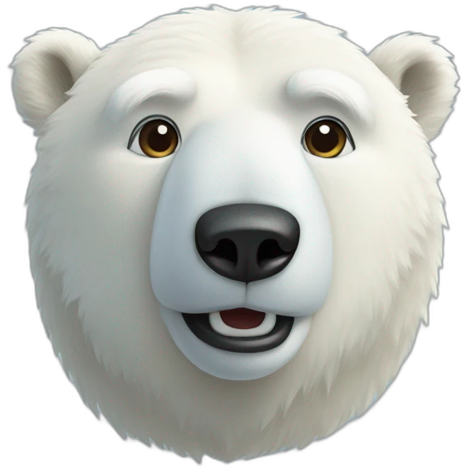 Polar bear emoji