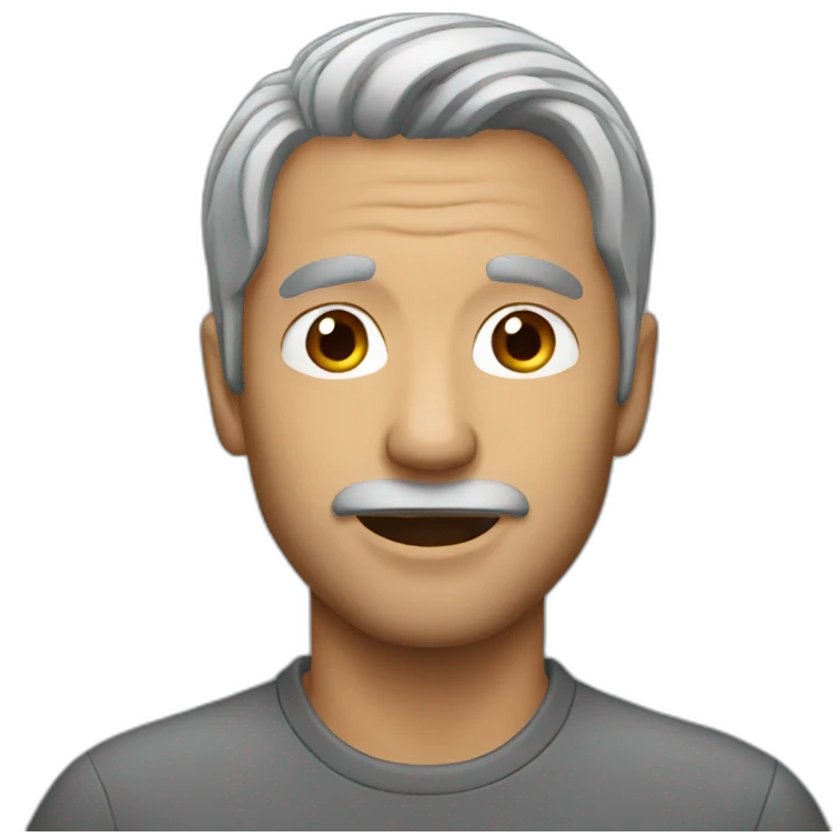 Men-grey-hair emoji