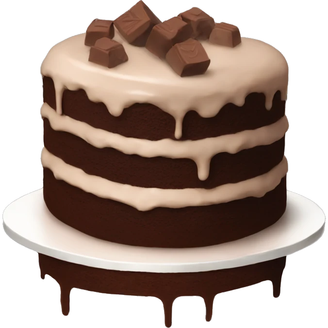 chocolate cake aesthetic emoji