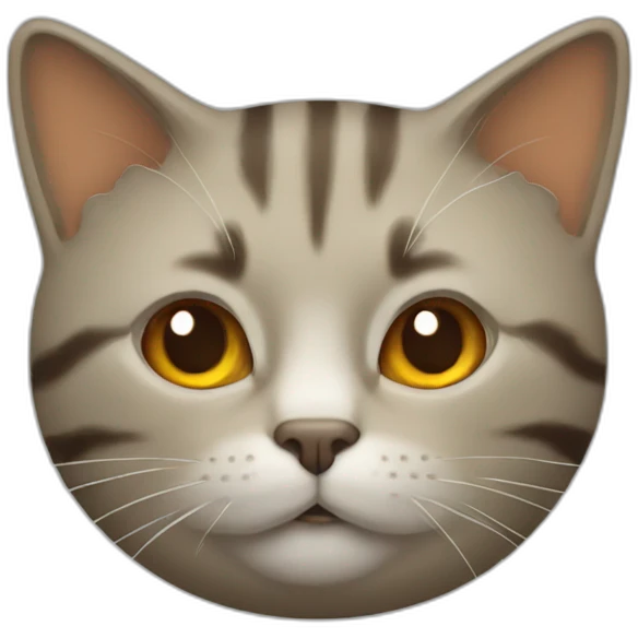 un chat citrouille emoji