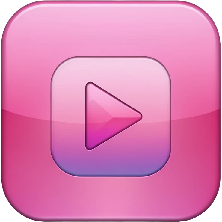gradient pink play button emoji