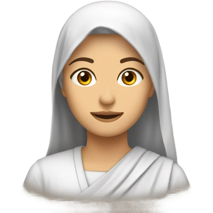فتاة سمينة بيضاء جميلة بشعر بني طويل ناعم emoji