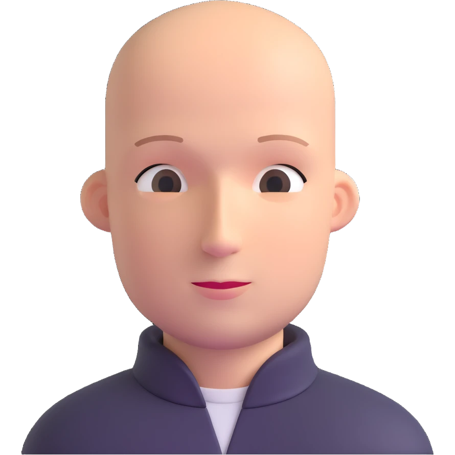 bald man emoji