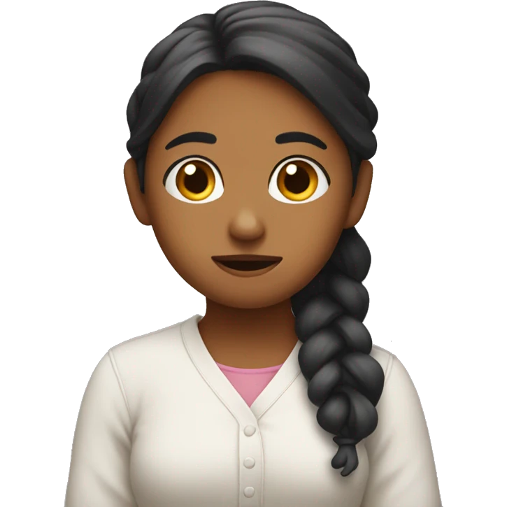 Girl shrugging shoulders  emoji