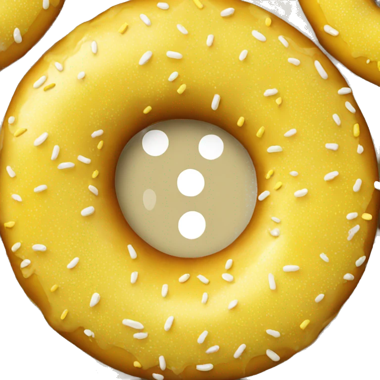 yellow donut emoji
