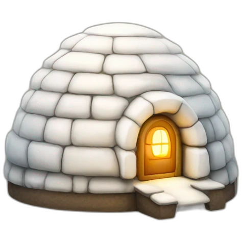 igloo decoration lights emoji