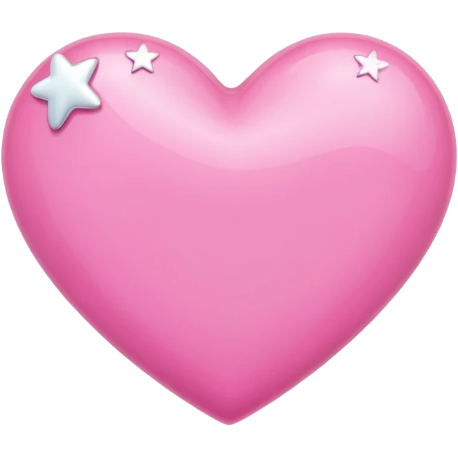 pink heart with stars emoji