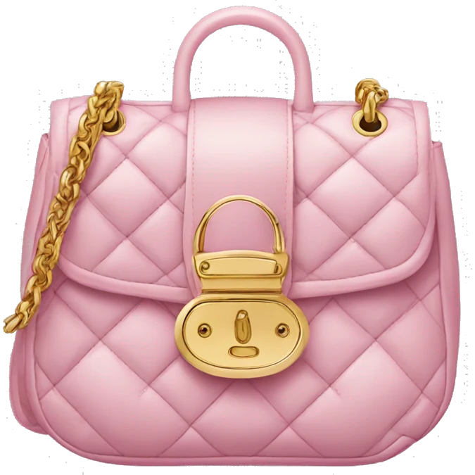 Pink dior bag emoji