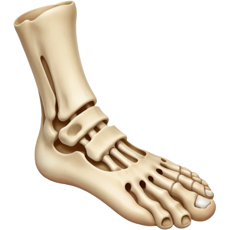 missing toe of a foot emoji