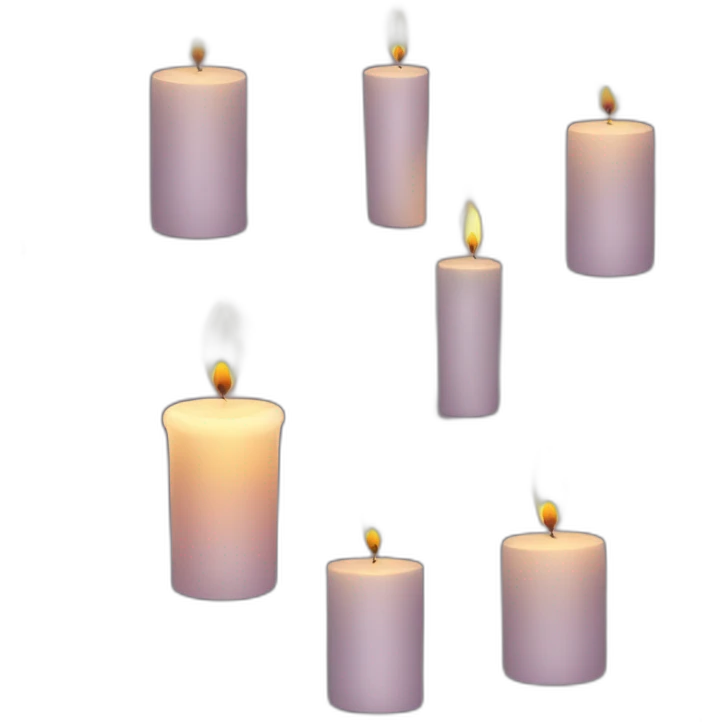 Christmas candles emoji