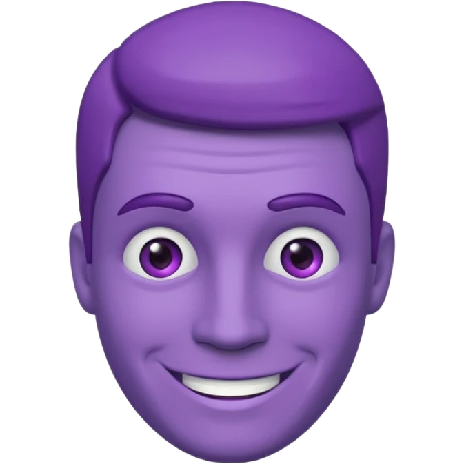purple man portrait  emoji