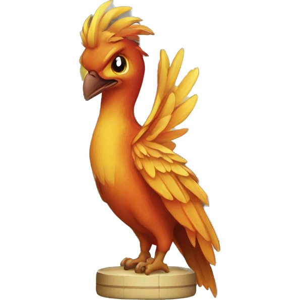 Phoenix playing chess emoji