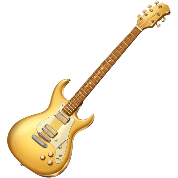 cinematic-realistic-guitar,-polished-metal,-warm-golden-reflections-dancing-along-its-surface,-soft-hands-carefully-positioned-over-the-keys,-glowing-with-an-elegant-and-airy-charm. emoji