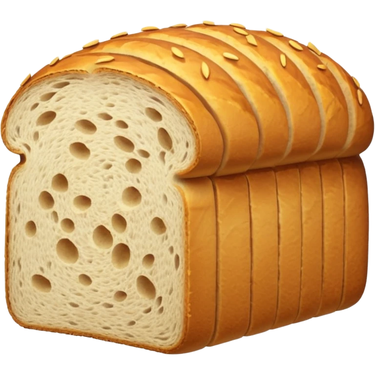 sliced loaf without face  emoji
