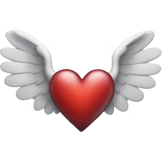 Heart with wings emoji