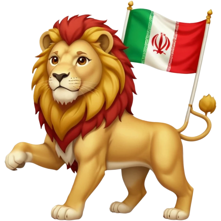 🦁🇮🇷 emoji