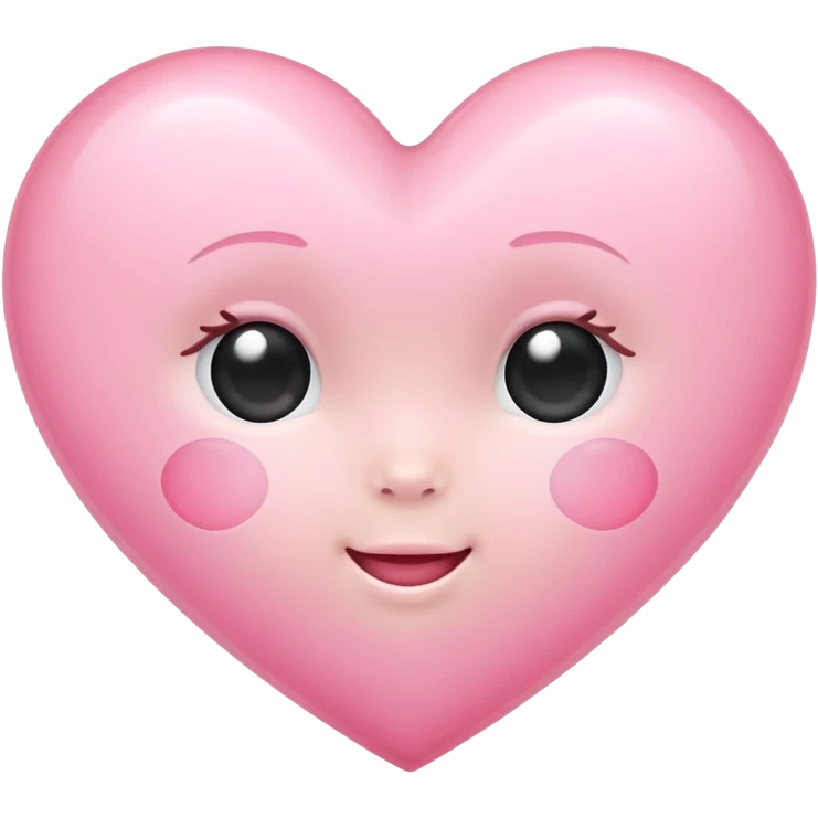 Baby pink heart  emoji