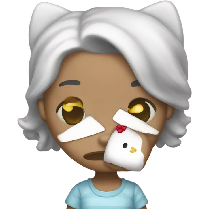Hello kitty triste emoji