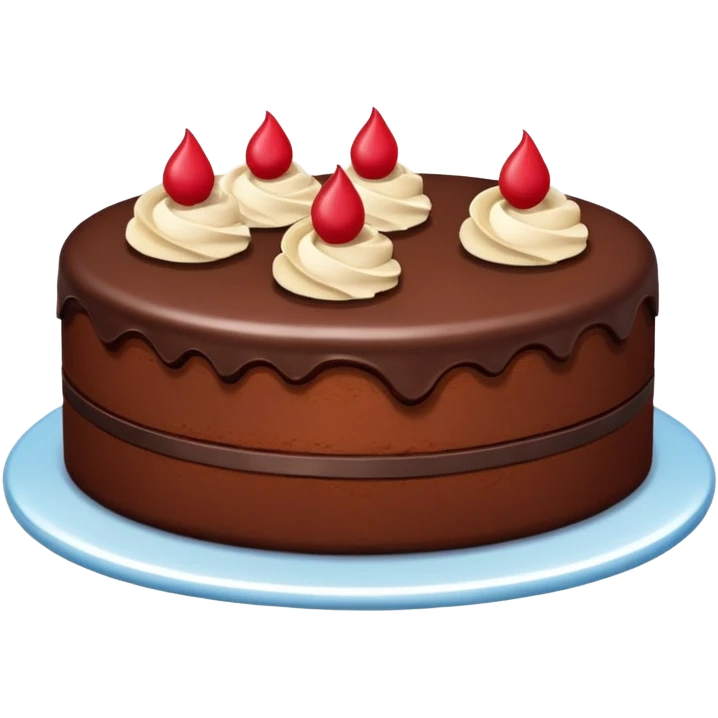 
three pieces of cake emoji