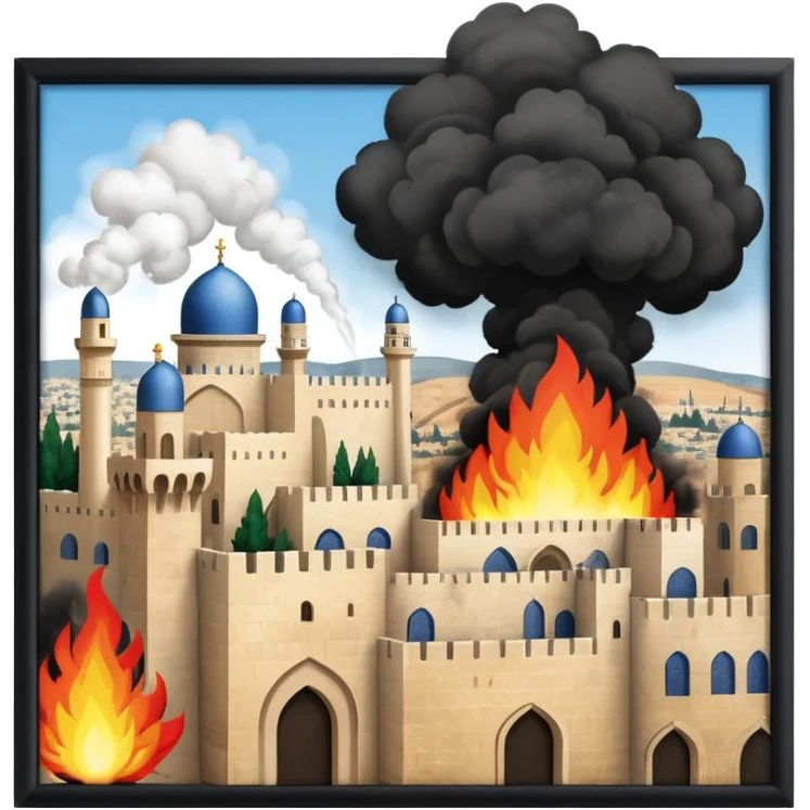 Jerusalem war  emoji