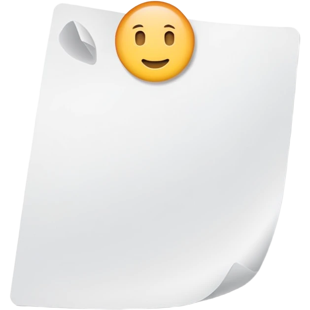 permission paper emoji