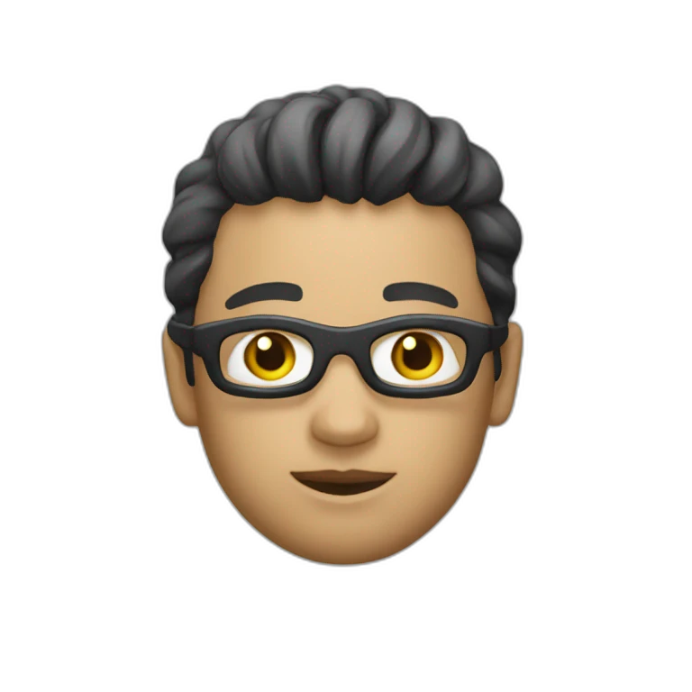 un noir natation emoji