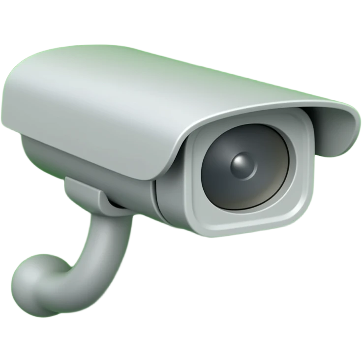 CCTV in map marker green emoji