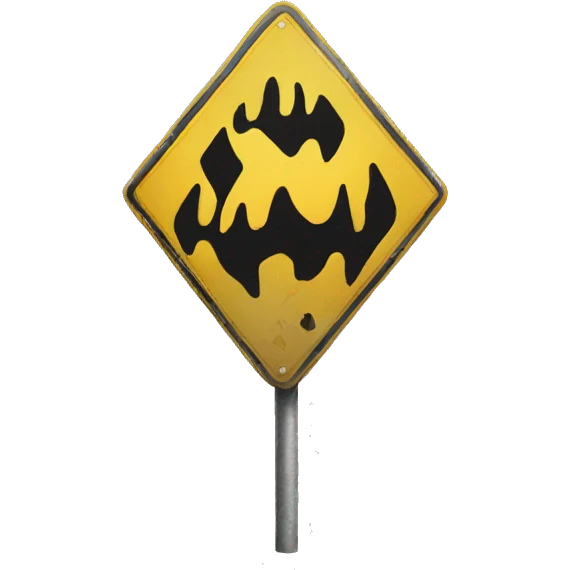 dangerous sign emoji