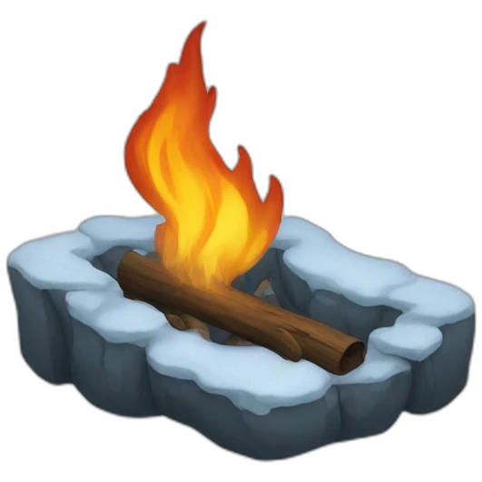 Cold fire emoji
