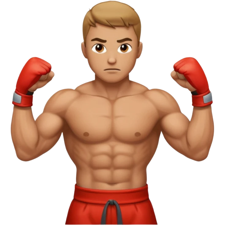 atleta de luta emoji