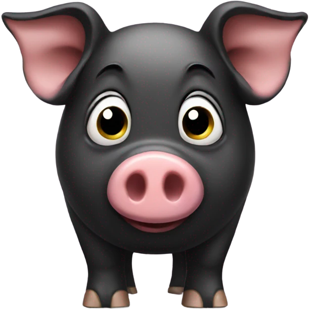 Black Pig emoji