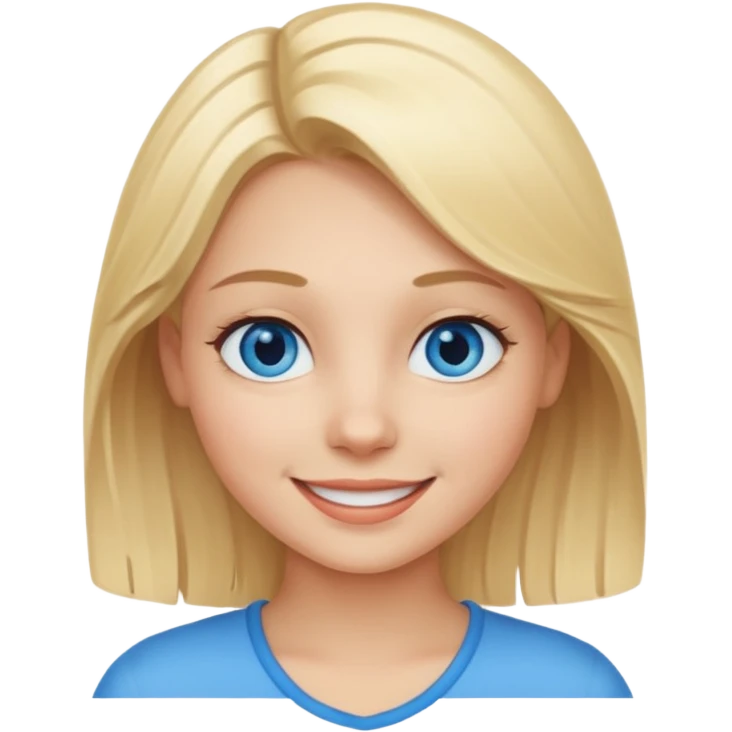 Blonde girl emoji