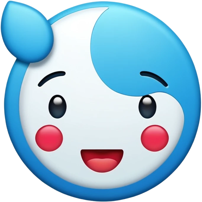 Verificacion de Tiktok azul emoji