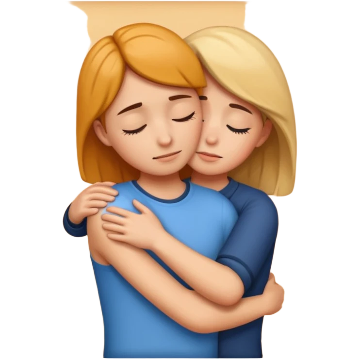 Comfort hugging emoji