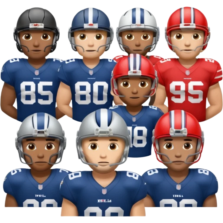 NFL players emoji