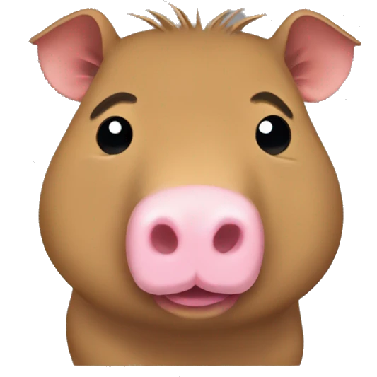 capybara+pig emoji