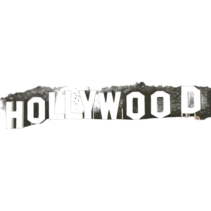 Hollywood sign emoji