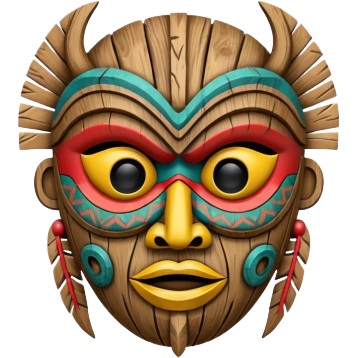 tribal mask emoji