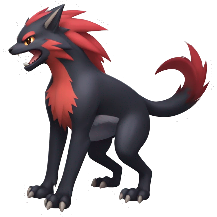Nargacuga-Litten-Zoroark full body emoji