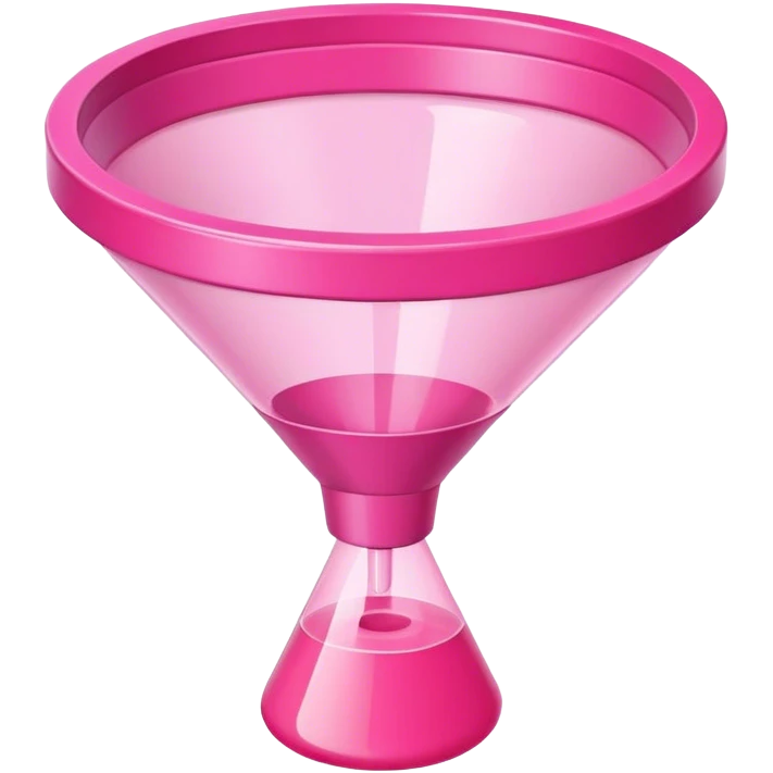 pink ai search funnel emoji