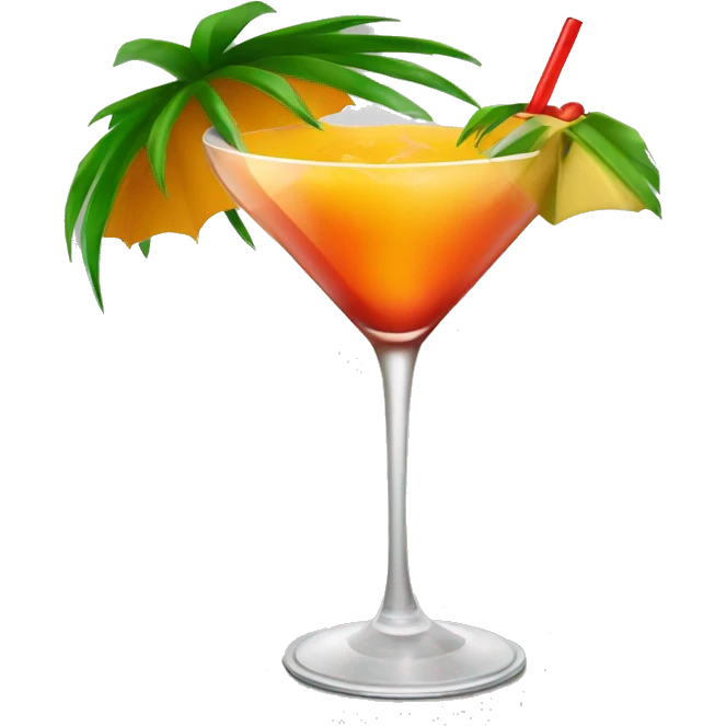 Tropical cocktail emoji