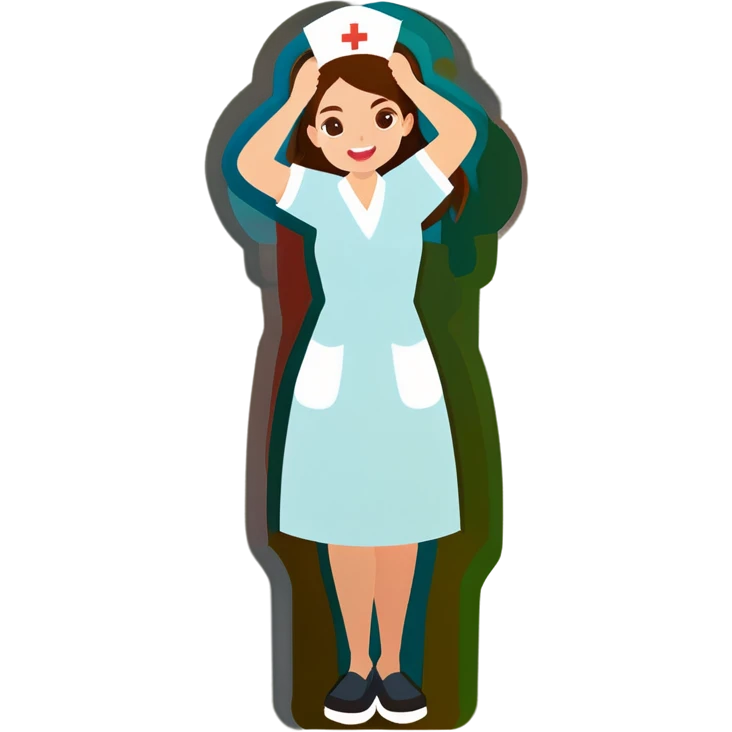 Nurse pulling hair out  emoji