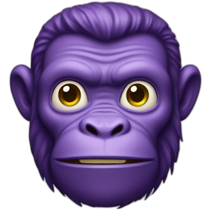 purple ape greeting emoji